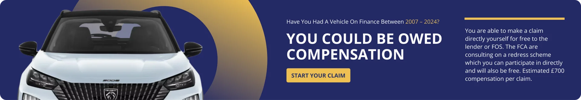 Motor Claim Banner CTA