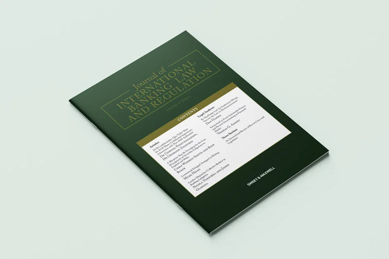 Journal of International Banking Law and Regulation Publication Cover